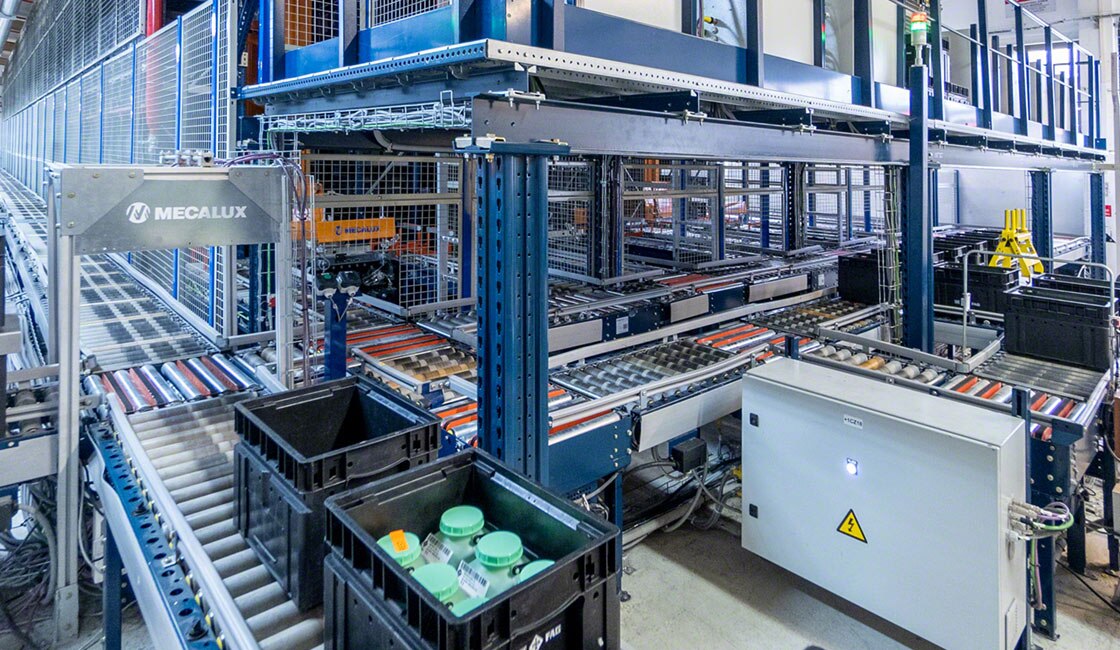 Il controllo avanzato dei processi monitora le prestazioni di magazzini altamente automatizzati