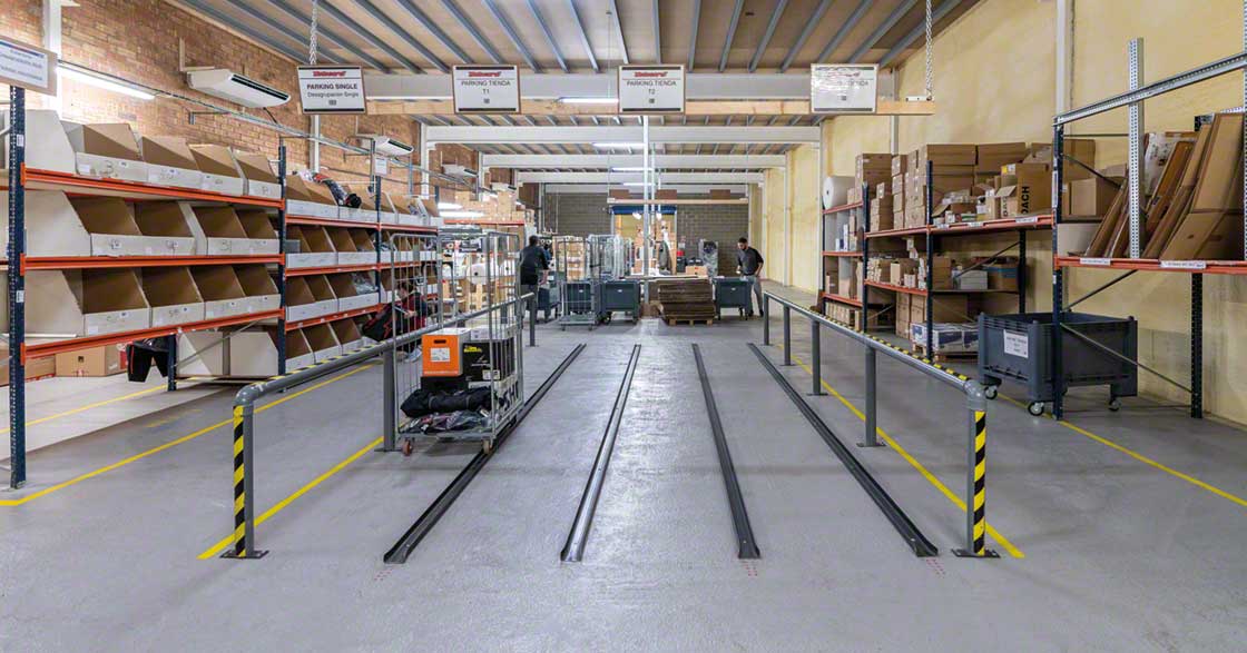 Easy WMS consente di assegnare il carico automaticamente in base alla società di trasporto