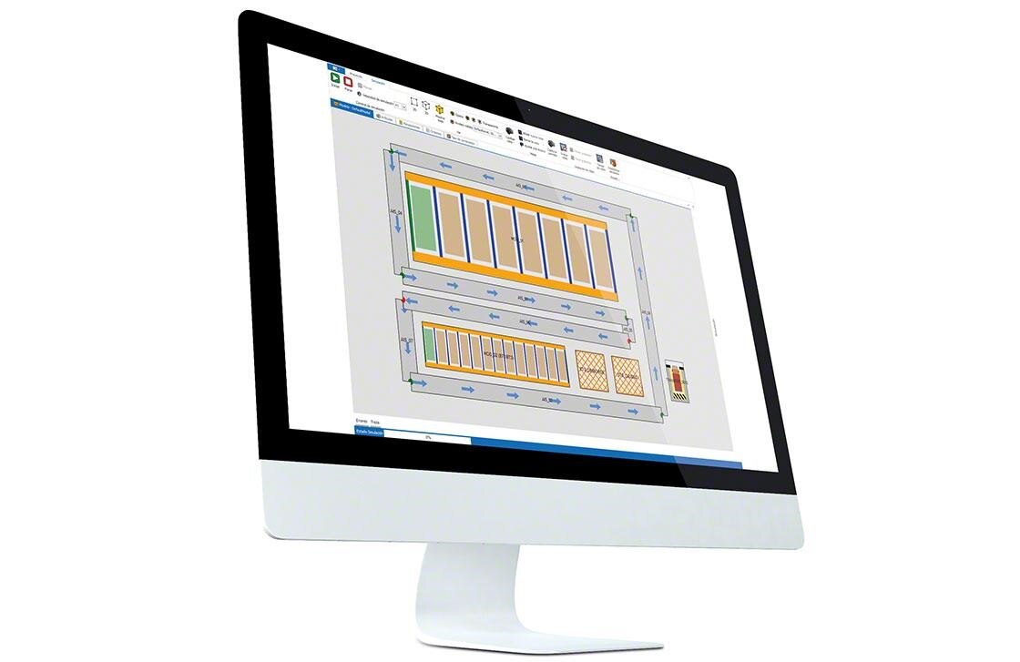 Schermata di un software WMS utilizzato per misurare i KPI di magazzino