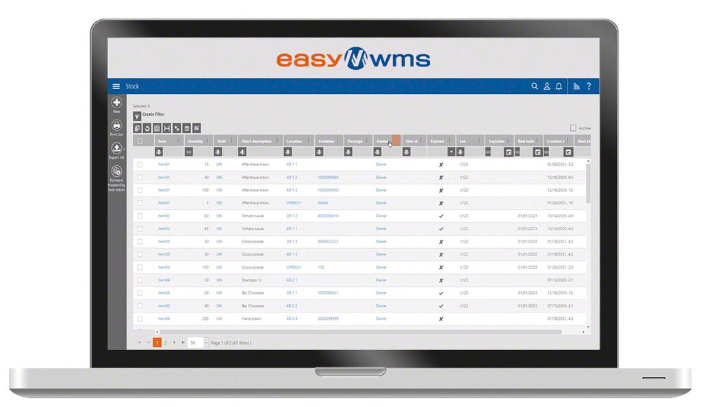 Un WMS come Easy WMS semplifica lo stoccaggio dei prodotti ed elimina i costi associati a uno stock sproporzionato