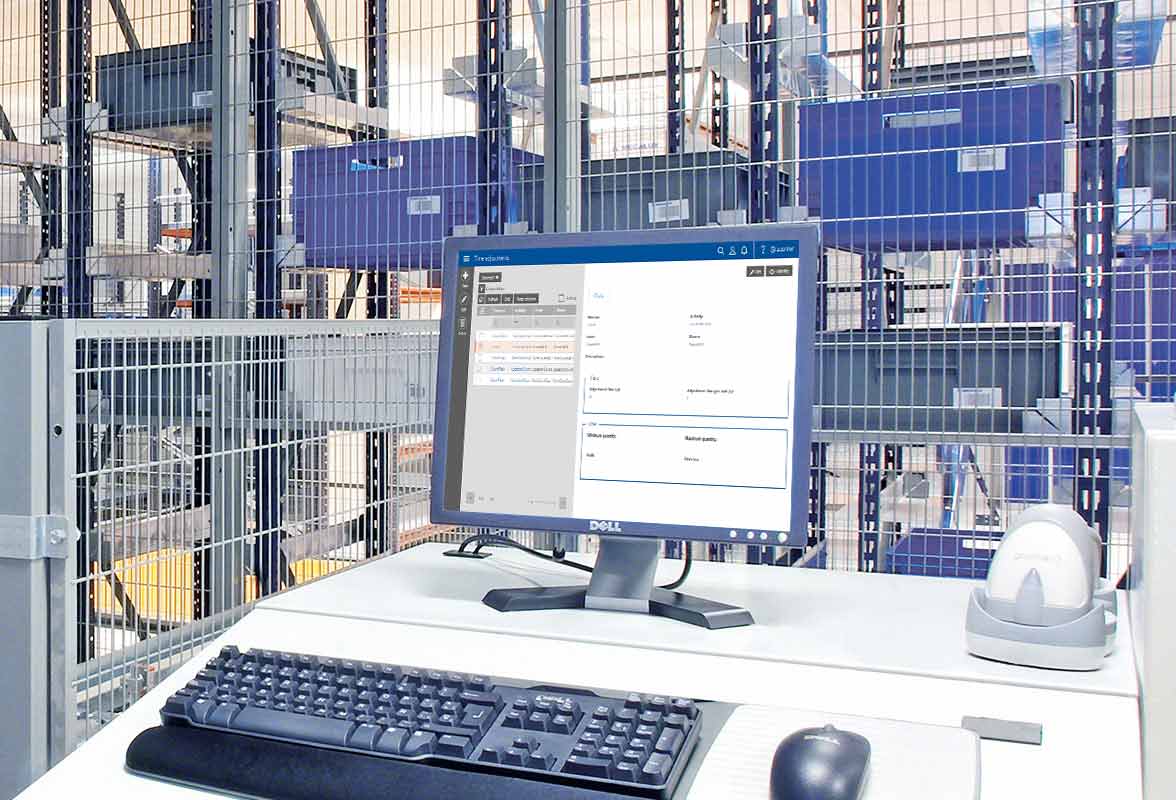 Software LMS installato all'interno di un magazzino Software LMS installato all'interno di un magazzino