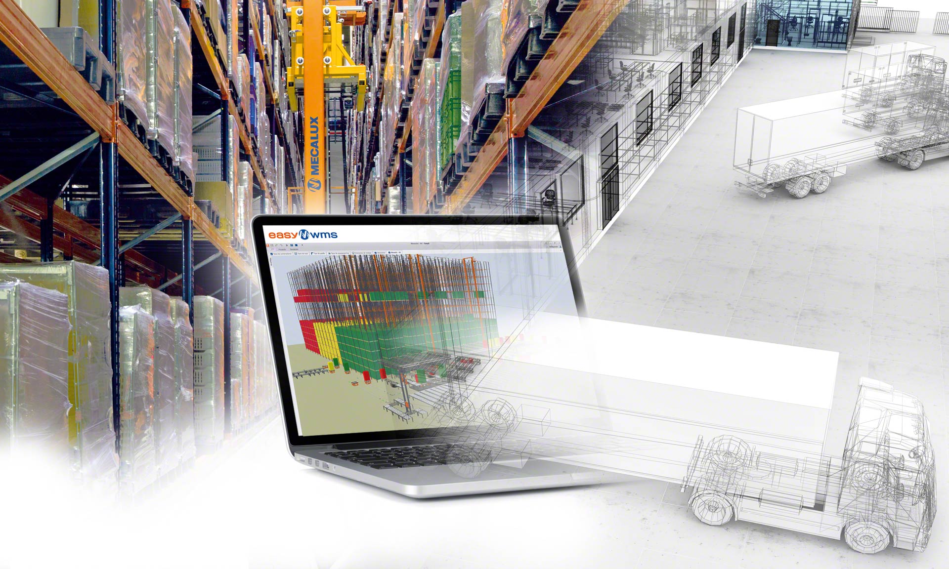 Un software di simulazione magazzino è uno strumento per progettare e verificare il funzionamento di un’installazione logistica