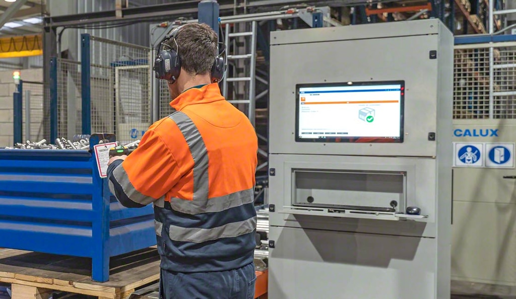 Il software di gestione consente di effettuare un inventario permanente nei magazzini automatici