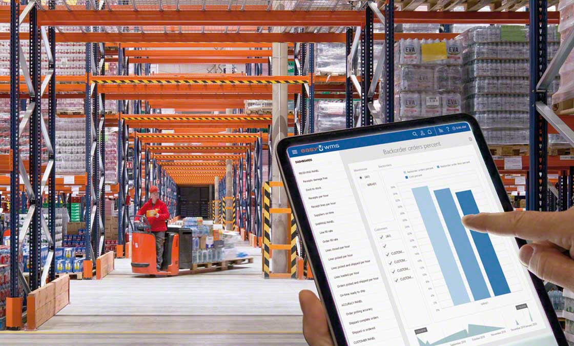 Il WMS garantisce una totale tracciabilità dei prodotti in ogni fase della logistica di approvvigionamento