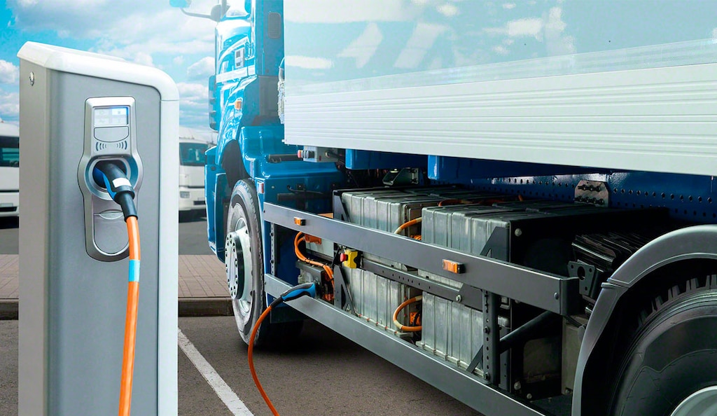 L’uso di mezzi di trasporto sostenibili come i camion elettrici favorisce la logistica green
