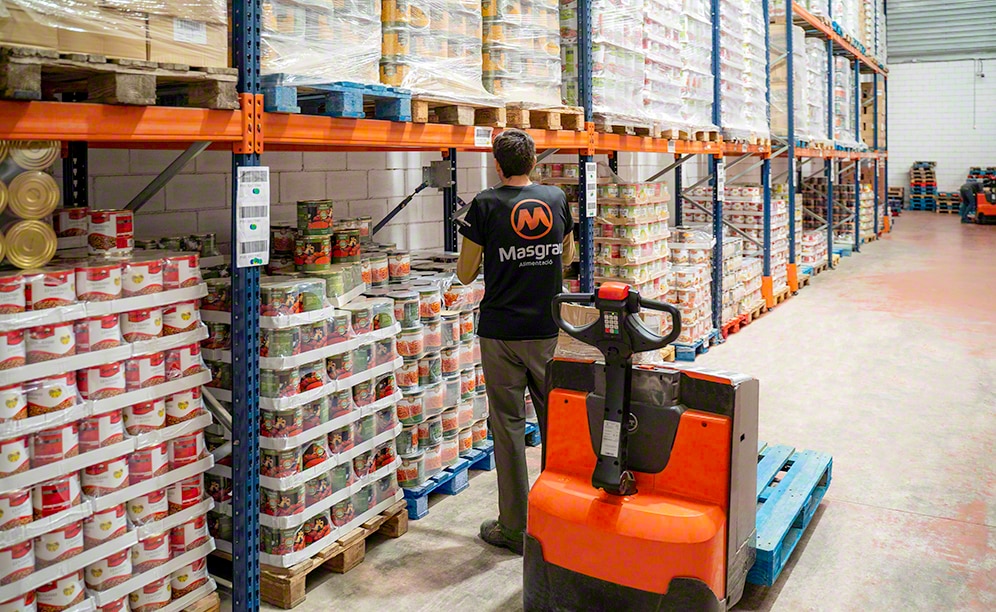 Masgrau Alimentació rinnova la gestione del suo magazzino con il WMS di Mecalux Masgrau Alimentació rinnova la gestione del suo magazzino con il WMS di Mecalux