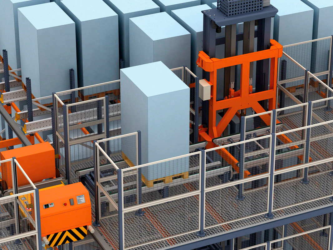 Pallet Shuttle automatico con navetta: grande capacità di stoccaggio e numero elevatissimo di cicli