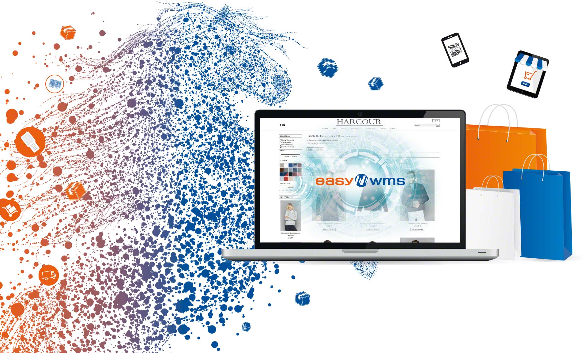 Harcour converte all'omnicanalità il suo magazzino di moda equestre