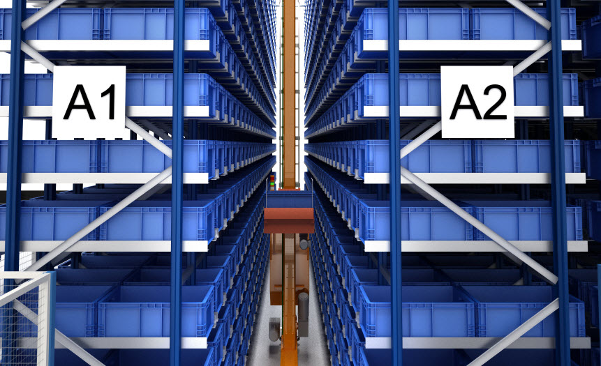 Magazzino automatico con capacità di oltre 7.000 contenitori di FPT