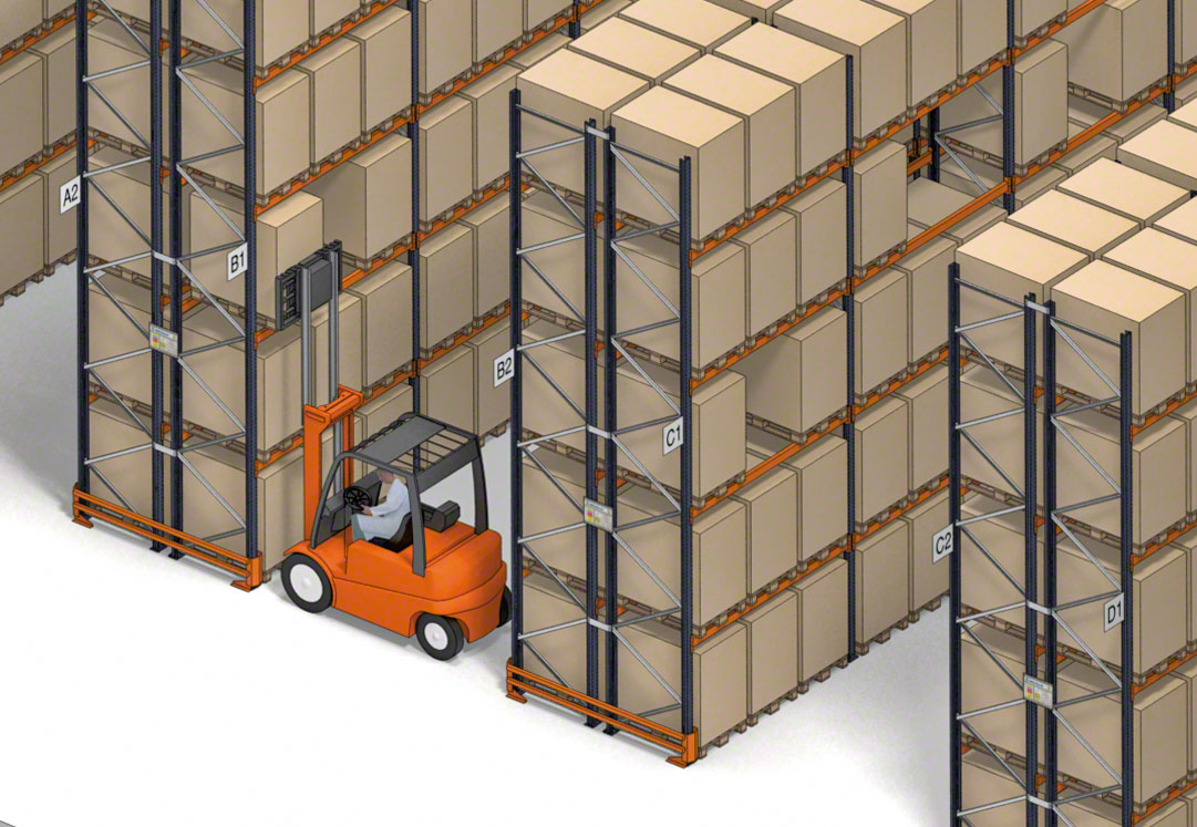 Un magazzino con scaffalature antismiche per Bomi Group