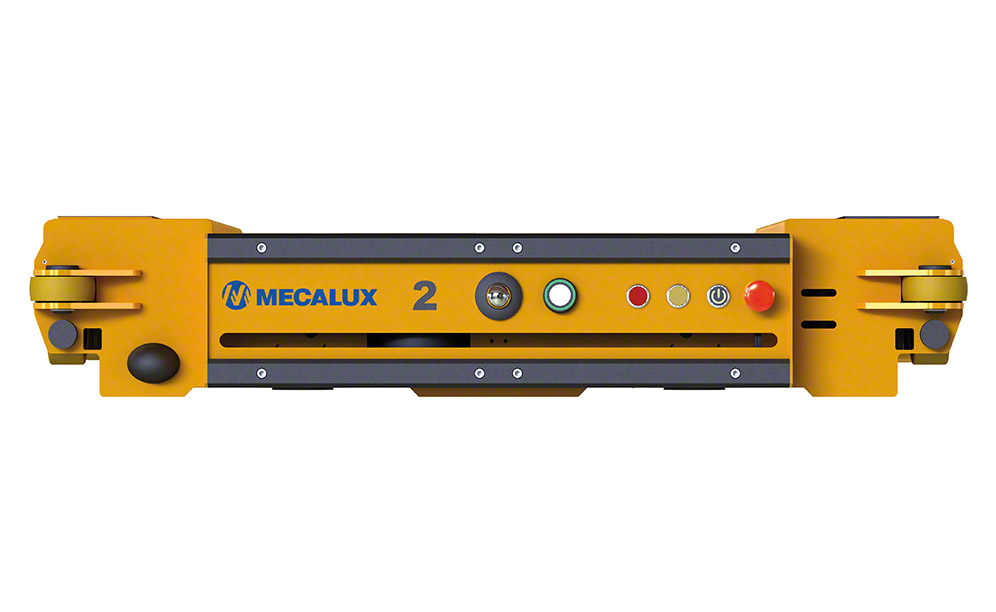 Sistema automatizzato con shuttle per prodotti alimentari