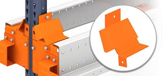 Centratore pallet nelle scaffalature con Pallet Shuttle