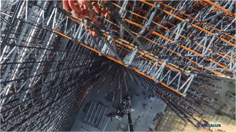 Realizzazione di magazzino frigorifero automatico con sistema Multishuttle - Timelapse Realizzazione di magazzino frigorifero automatico con sistema Multishuttle - Timelapse
