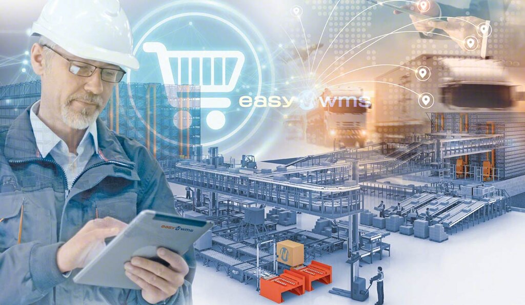 Easy WMS è un software in grado di collegarsi con altri programmi per facilitare lo scambio di flussi di informazione