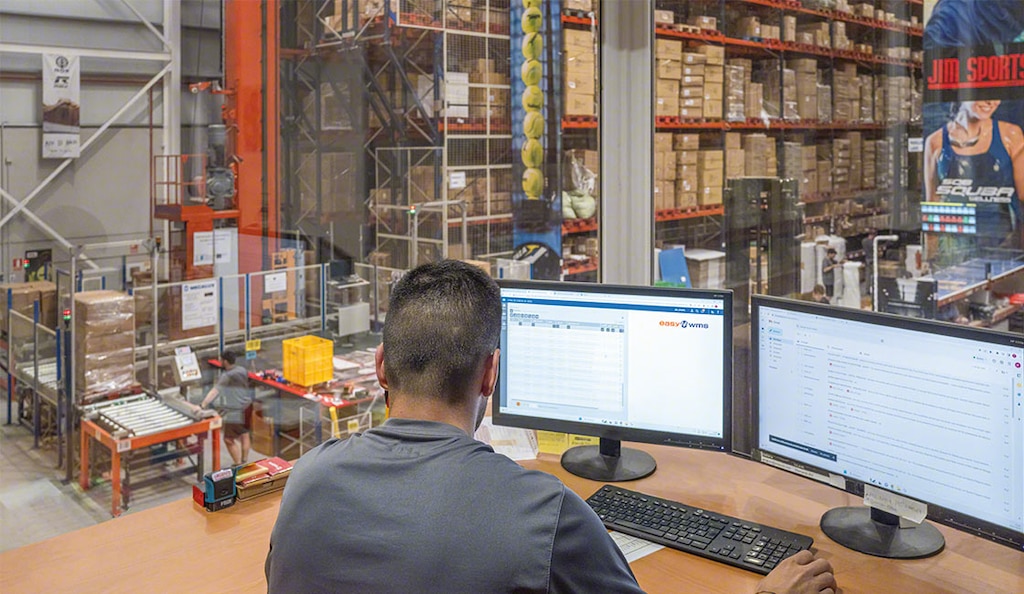 Jim Sports ha digitalizzato il suo magazzino con Easy WMS di Mecalux e tre moduli aggiuntivi