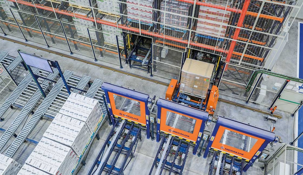 Il Pallet Shuttle automatico ottimizza l’uso del freddo e migliora l’efficienza energetica