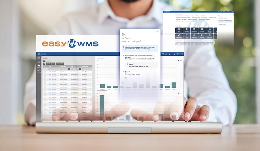 Il software di gestione magazzino Easy WMS utilizza l’IA generativa