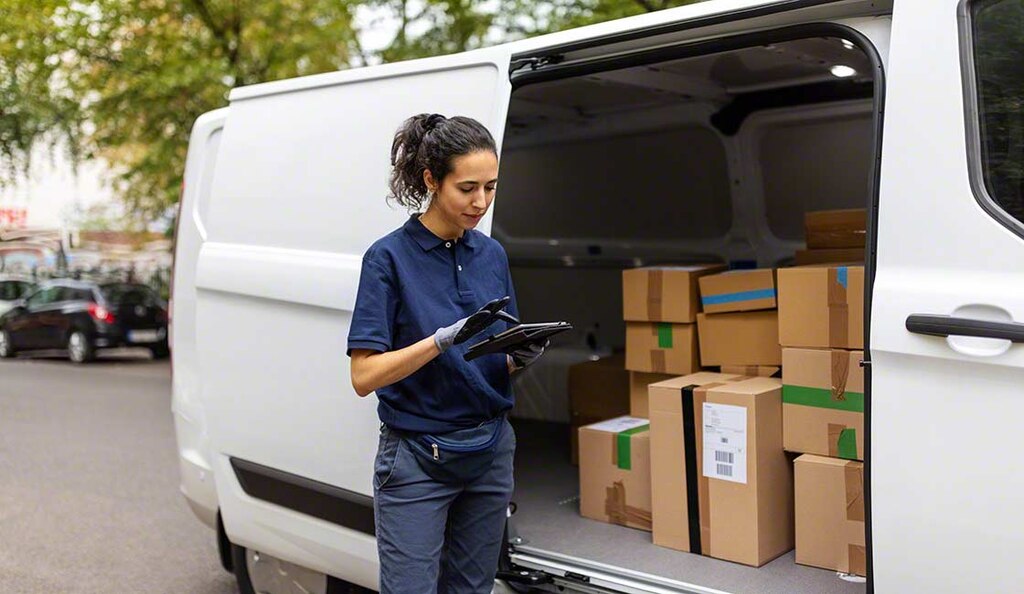 Nella logistica di distribuzione dell'ultimo miglio, i prodotti raggiungono il cliente finale