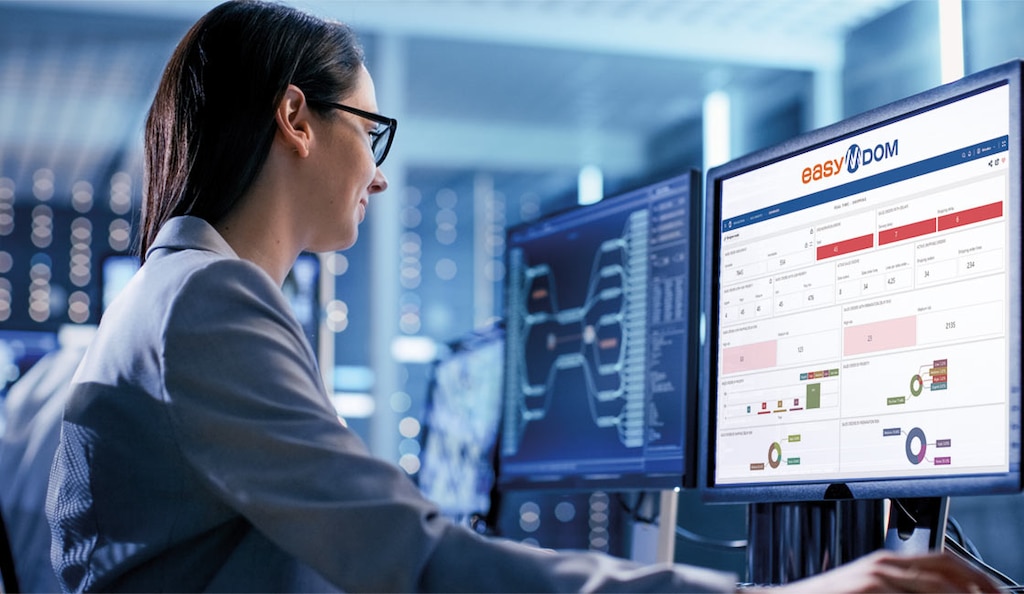 Un software di gestione magazzino Easy WMS facilita il coordinamento dell’inventario multilivello tra diversi centri e punti della rete logistica