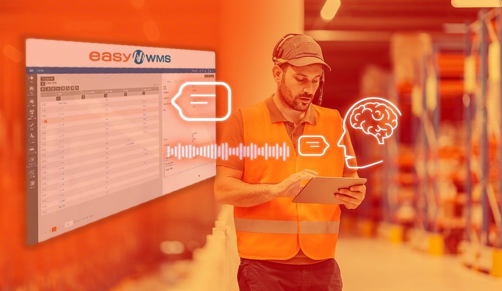 Il voice-directed warehousing processa le risposte con intelligenza artificiale