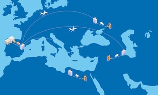 Il zone skipping consiste nel consolidare una serie di carichi e inviarli a una destinazione lontana evitando determinate aree geografiche