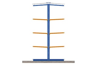 Gli scaffali cantilever con coperture possono essere installati all’esterno