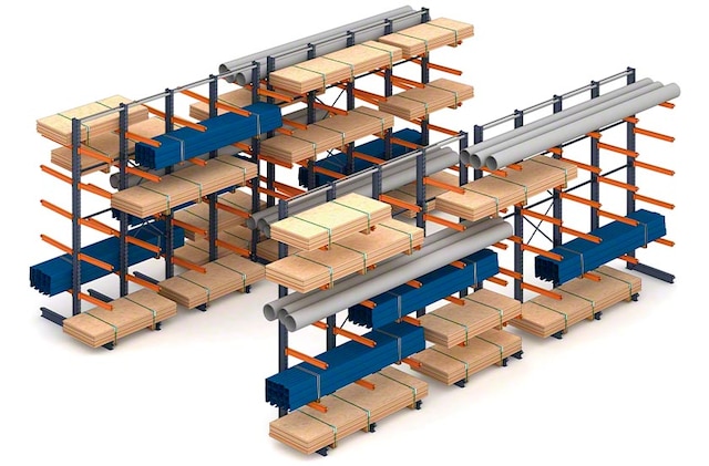 Il sistema cantilever supporta differenti tipologie di carico lunghe Il sistema cantilever supporta differenti tipologie di carico lunghe