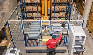 Get Impressed ottimizza la sua logistica con un magazzino Miniload a Torino