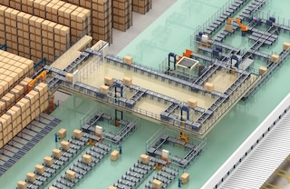 Si possono progettare tutti i tipi di circuiti di trasportatori per pallet per adeguarsi al layout di qualsiasi magazzino