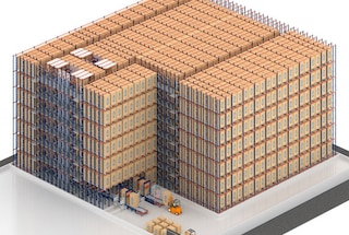 Il Pallet Shuttle 3D è ideale per aziende con necessità di stoccaggio massivo di pallet Il Pallet Shuttle 3D è ideale per aziende con necessità di stoccaggio massivo di pallet