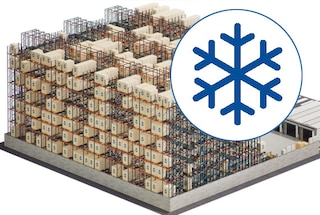 Il Pallet Shuttle automatico 3D riduce i costi energetici nei magazzini refrigerati e di congelamento Il Pallet Shuttle automatico 3D riduce i costi energetici nei magazzini refrigerati e di congelamento