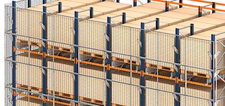 Le reti anticaduta prevengono la caduta dei carichi