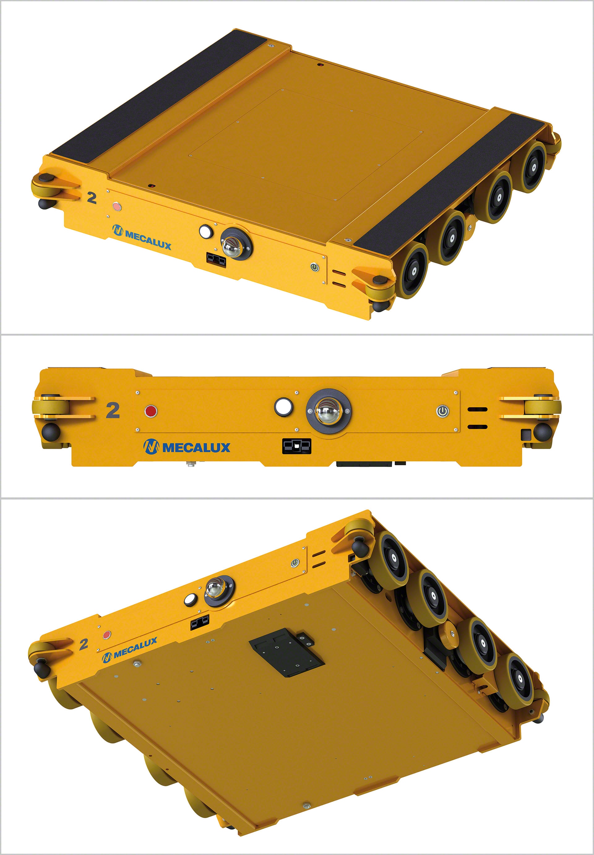 Il pallet shuttle automatico è dotato di numerosi componenti di sicurezza quali scanner o rilevatore di pallet