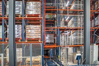 Il Pallet Shuttle automatico è consigliato per la gestione di referenze ad alta rotazione