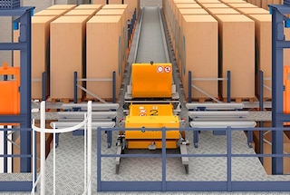 Pallet Shuttle con navette