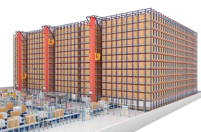 Il Pallet Shuttle automatico ottimizza la capacità di stoccaggio