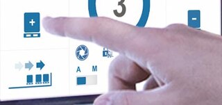 La funzione di carico e scarico parziale permette di selezionare la quantità di pallet da depositare o estrarre