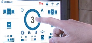 L’indicatore dello shuttle permette di identificare il numero di shuttle in funzione