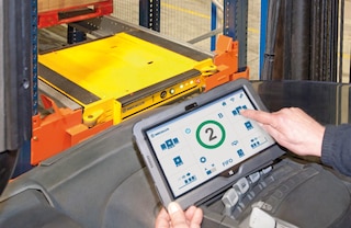 Il sistema si controlla da un tablet tramite un software intuitivo e facile da usare