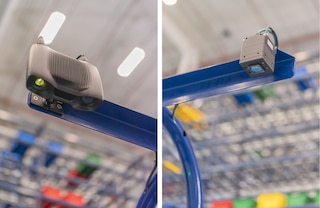 La telecamera del sistema di visione permette di scattare una foto del contenuto della cassa