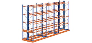 Il sistema Movirack è formato da scaffalature fisse e scaffalature mobili