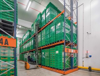 La scaffalatura compattabile può essere utilizzata in magazzini refrigerati e di congelamento