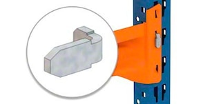 Le spine di sicurezza evitano che i correnti si spostino accidentalmente