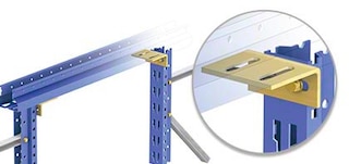 Le unioni portico garantiscono la stabilità trasversale delle scaffalature alte