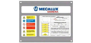 Le etichette d’identificazione indicano le caratteristiche tecniche delle scaffalature M7