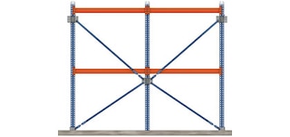 Controventature per scaffalature industriali portapallet