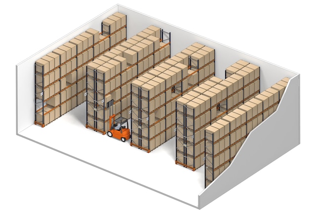 Le scaffalature per pallet sono un sistema di stoccaggio ideale per la gestione referenze differenti