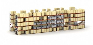 Gli scaffali portapallet permettono di stoccare differenti tipi di unità di carico