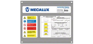 I cartelli di portata contengono le informazioni tecniche delle scaffalature push-back