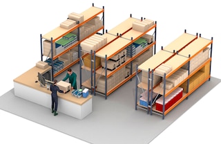 Le scaffalature per carichi pesanti sono molte pratiche per esporre e stoccare prodotti in diversi tipi di negozi